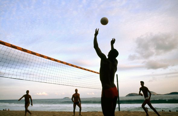 Beach volley à Rio de Janeiro, Brésil