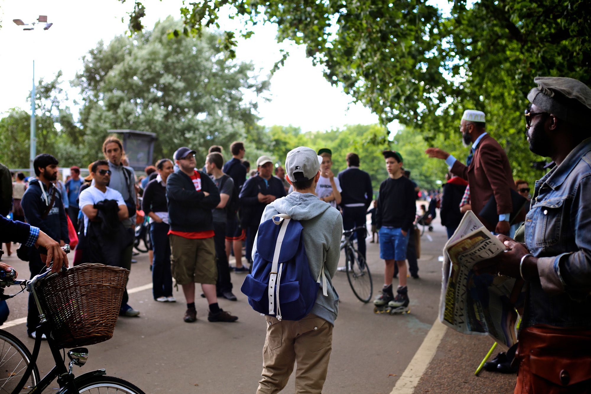 Le Speakers Corner à Hyden Park