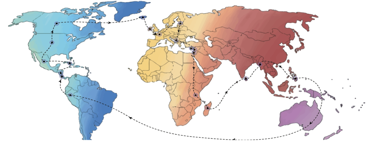 Interfaith tour du monde