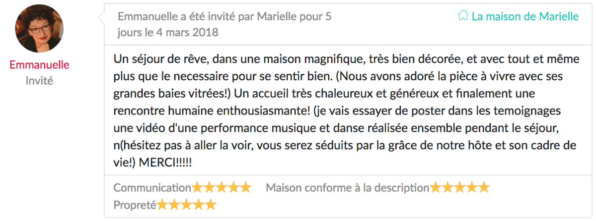 avis échange de maison HomeExchange