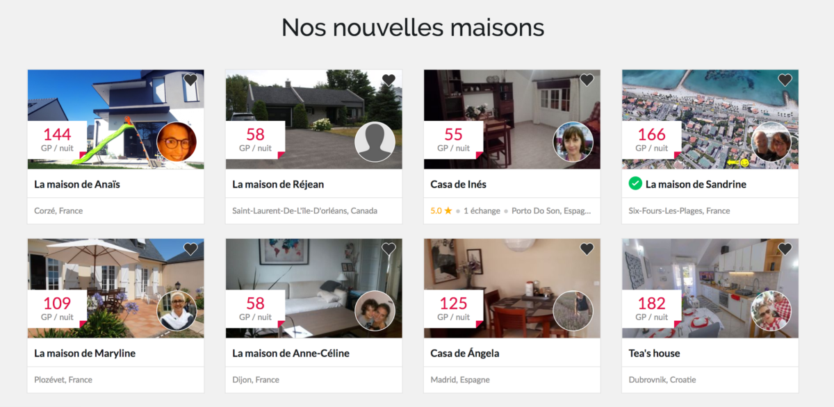 Nouvelles maisons GTG