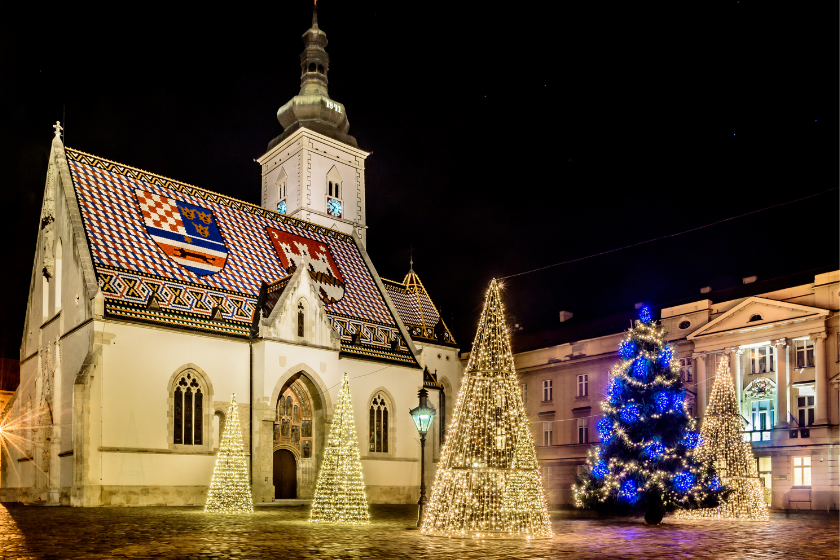 Plus beau marché de Noël du monde Europe Croatie Zagreb