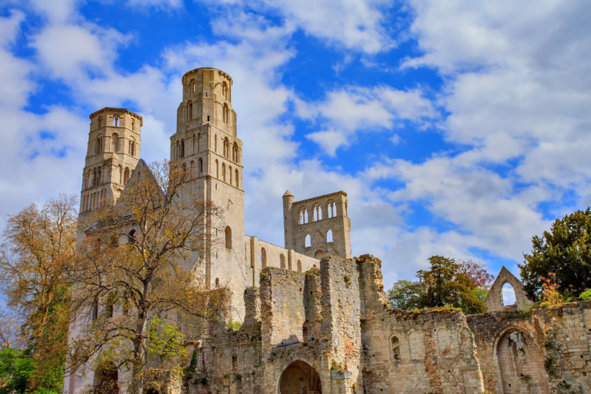 Week end pas cher Normandie visiter musées monuments gratuits prix réduits Abbaye Jumièges