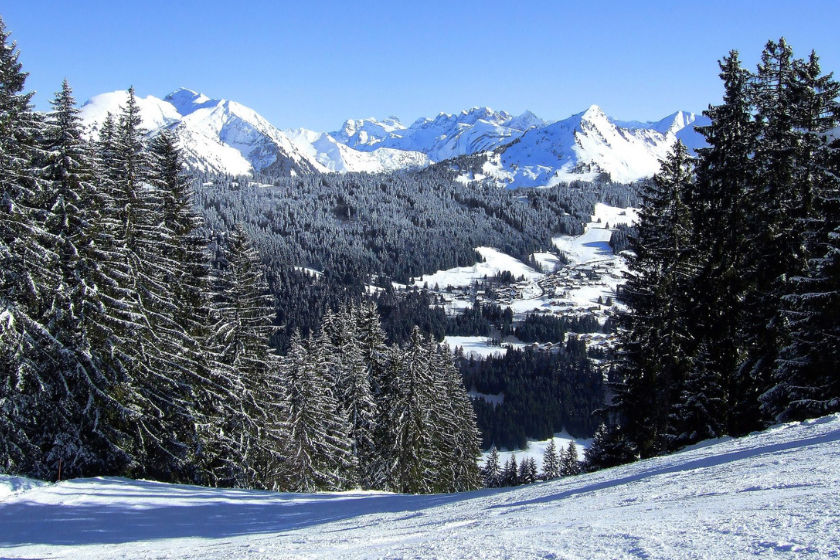 Où partir en France en février Morzine