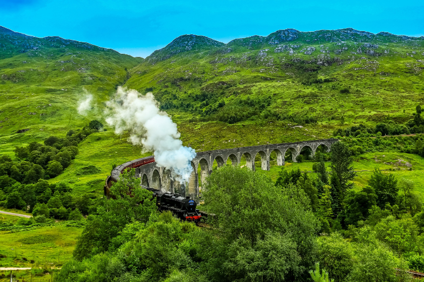 Lieux de tournage harry potter poudlard express