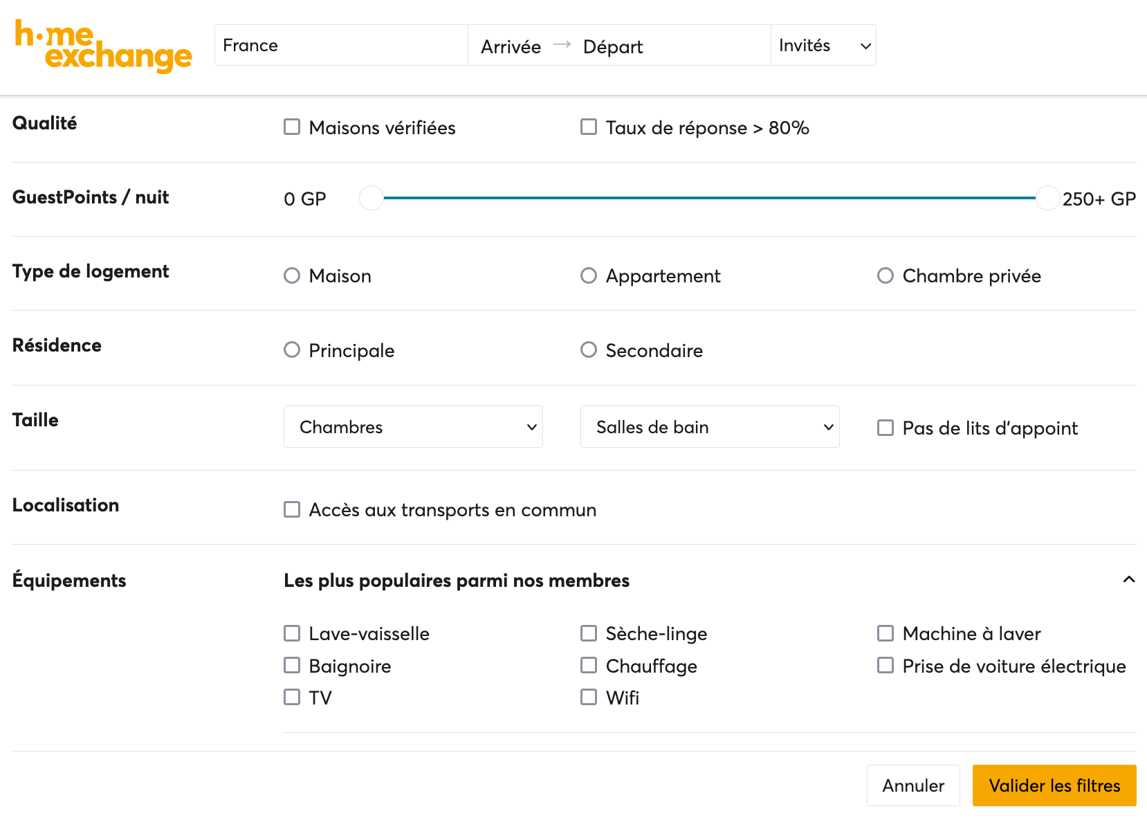 vacances senior solo comment rechercher un échange de maisons filtres