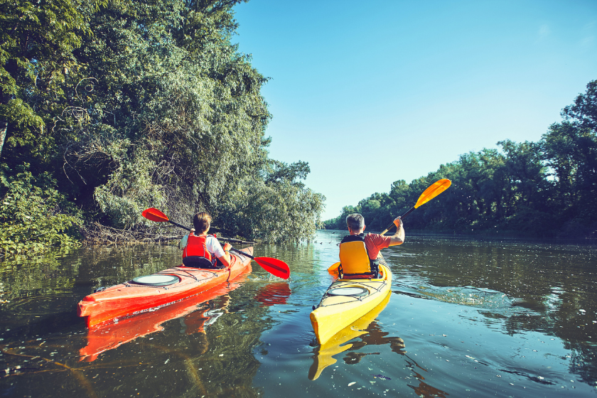 Que faire dans le Gers en famille balade canoë Baïse