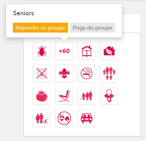 Rejoindre le groupe "Seniors" sur HomeExchange