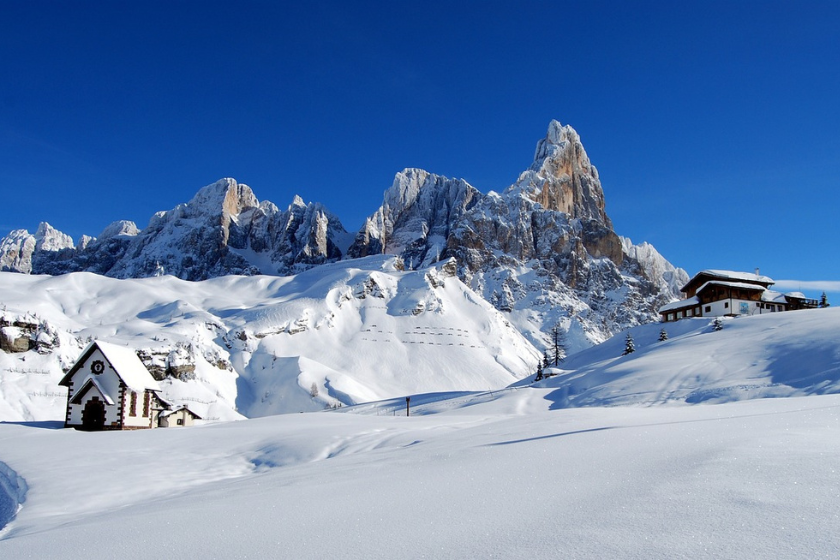 Où partir en février Dolomites
