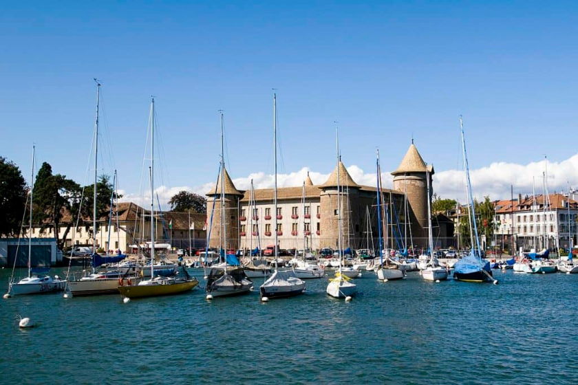 Plus belles villes autour du lac léman Morges