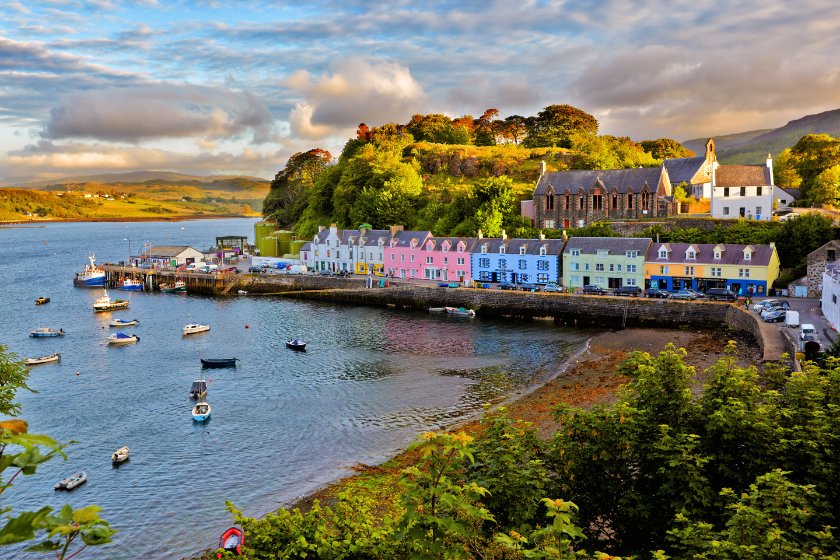 Plus belles villes d'Europe Portree