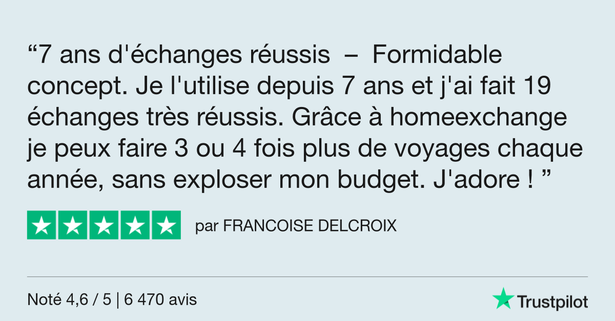 Partir en week-end en famille à tout petit prix : avis HomeExchange