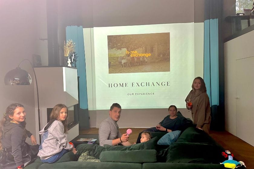 un membre qui a préparé une présentation HomeExchange