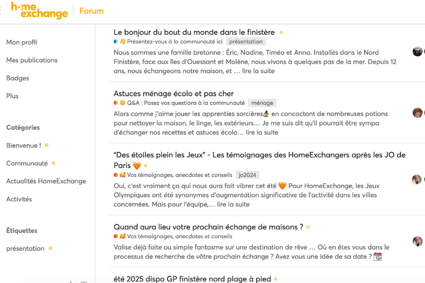 Fonctionnement HomeExchange rejoindre les réseaux sociaux HomeExchange