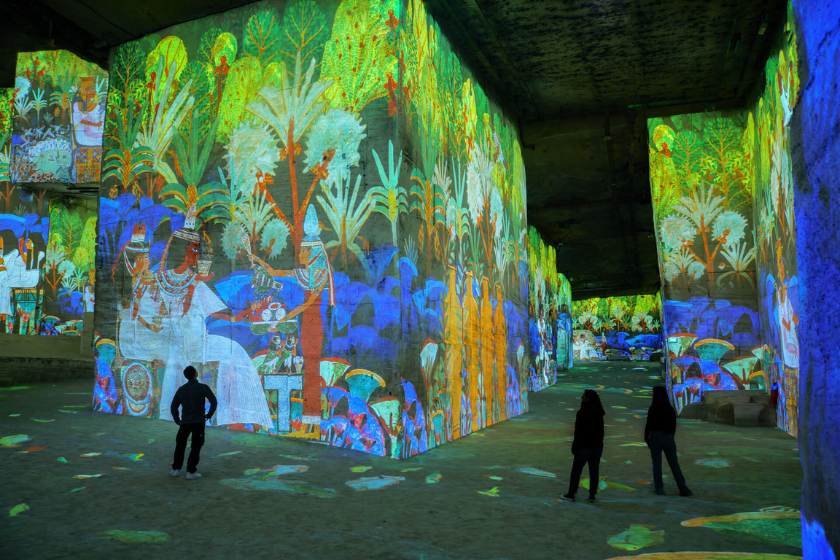 Que faire aux Baux-de-Provence Les Carrières de Lumière