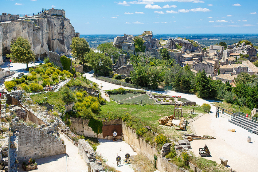 Que faire aux Baux-de-Provence La citadelle et le château