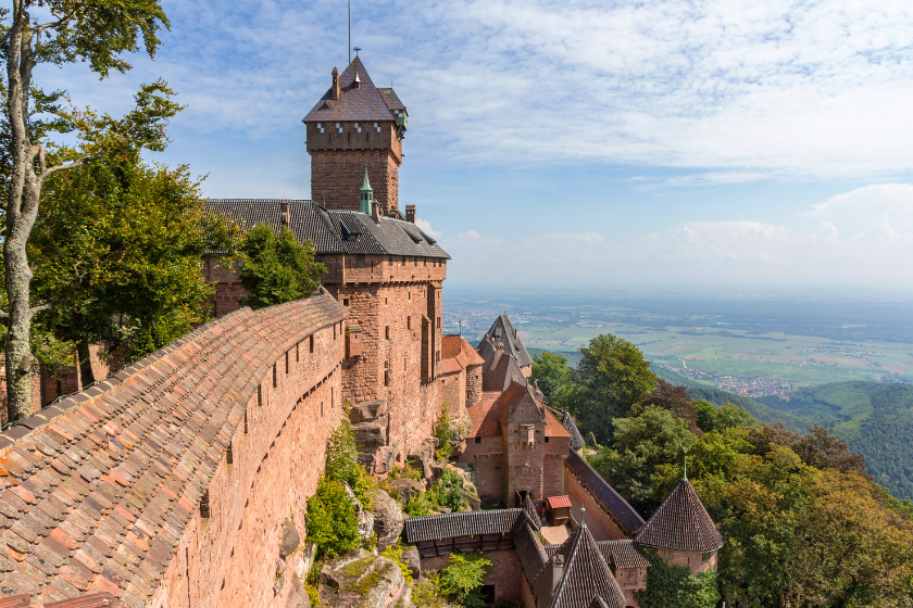 plus beaux châteaux de France Château du Haut-Koenigsbourg