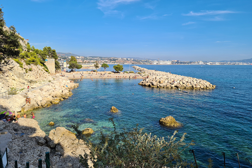 Les plus belles plages de Marseille la Plage de l'Estaque