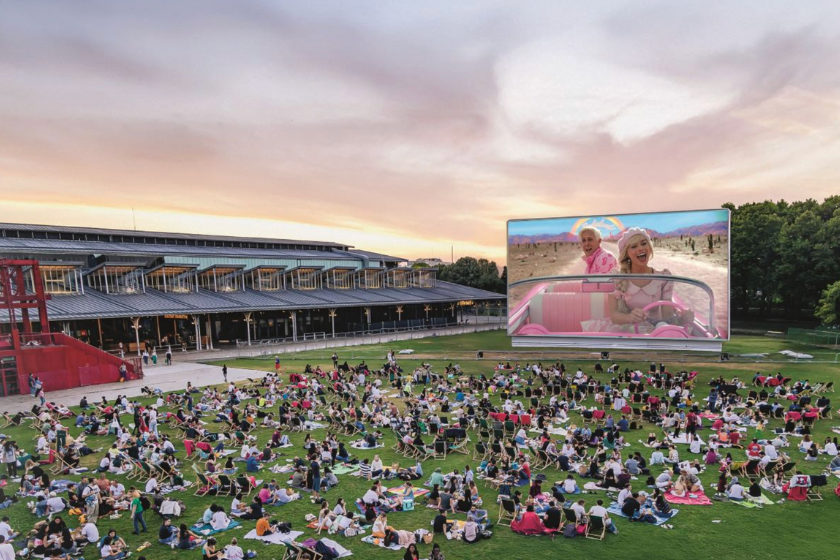 Paris la nuit Cinéma de plein air La Villette