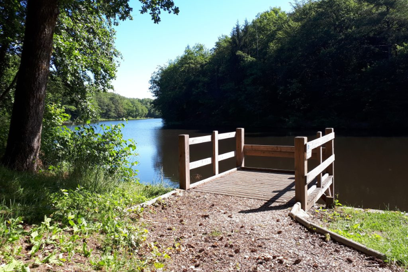 Plus beaux lacs de Dordogne etang de la Barde