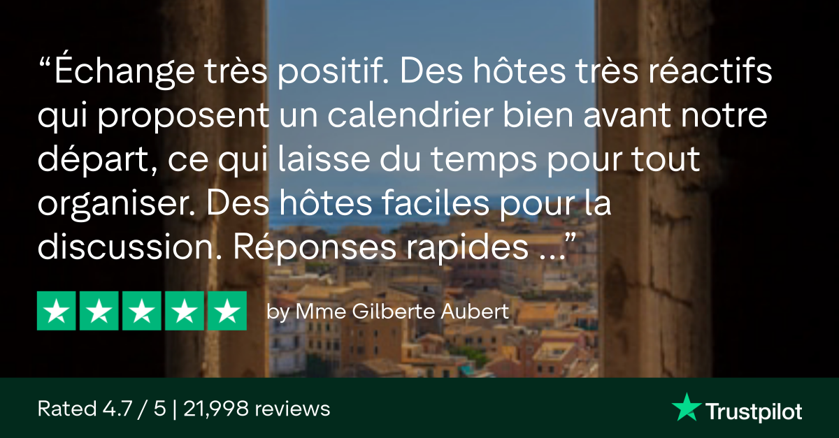 Avis Homeexchange concernant l'échange de maisons